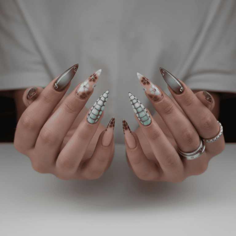 Professional gel nail service at Elora Nails Lounge