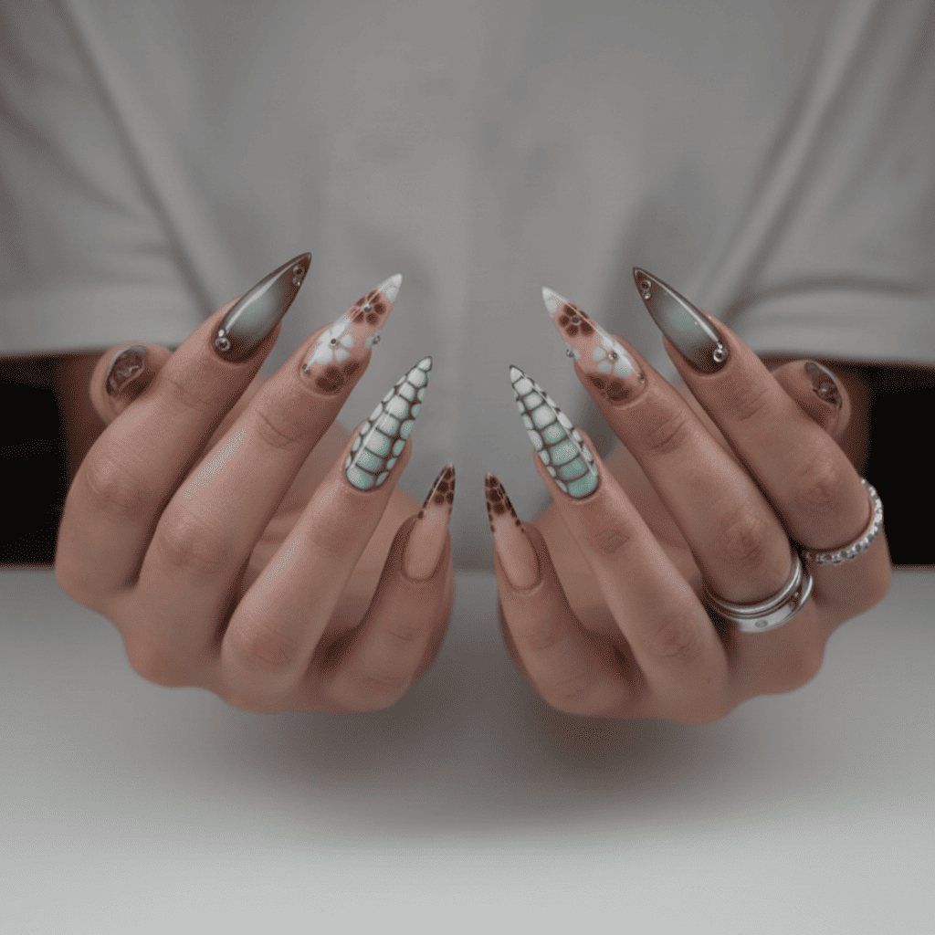 Professional gel nail service at Elora Nails Lounge